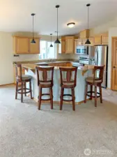 Kitchen Island Eating area