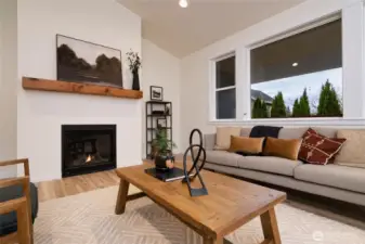 Living Area - Pics are of a different 2014 plan. Features and colors may differ.