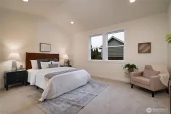 Primary Bedroom -Pics are of a different 2014 plan. Features and colors may differ.