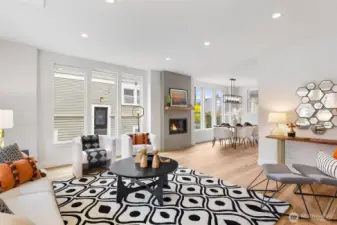 Large, naturally lit, open spaces.