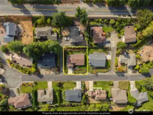This neighborhood is near grocery stores, shops, restaurants, and amenities.