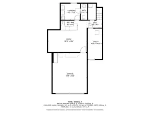Downstairs floorplan