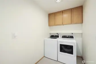 Laundry room on main floor.
