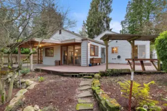 View of the house from the South yard!