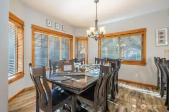 Large dining area - Home comes fully furnished