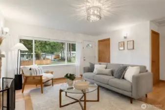 Light & bright main living area.