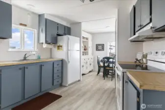 Plenty of space to prep and store your goods.