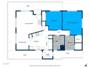 The floor plan