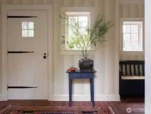 Sweetest Breezeway from the garage to the house
