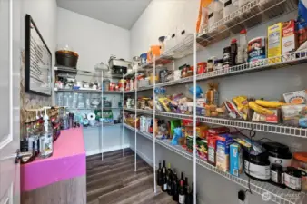 Spacious pantry for increased storage capacity