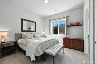 3rd bedroom with attached bathroom
