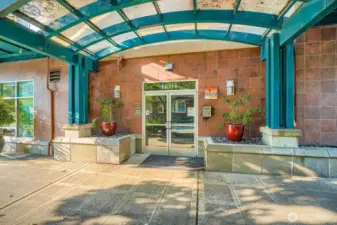 Secure fob-entry lobby for peace-of-mind.