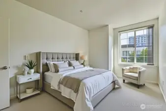 Flexible 2nd bedroom—guest room, office, or home gym.
