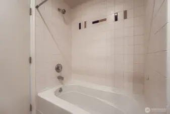 Full tub.