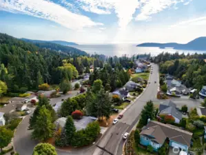 Located just down the street from tugboat beach on a corner lot with plenty of privacy.