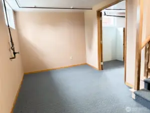 Downstairs landing in its current form