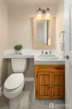 Main floor powder room.