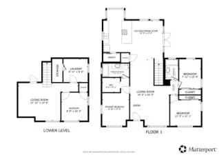 Matterport Diagram-sizes and dimensions are approximate.