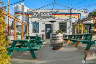Ravenna Brewery just blocks away.