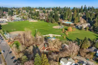 Dahl playfield and park is within a mile away, featuring 15 acres of fields, playgrounds, trails picnic tables and it’s dog friendly!