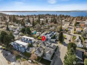 Enjoy living close to Puget Sound, with West Seattle’s waterfront parks and beaches just minutes away.