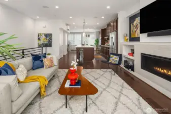 Open yet very defined spaces