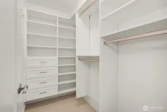 Huge custom closet on main level