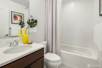 Bathroom in main level bedroom/office