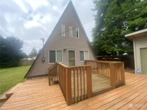 A-Frame house. Makes a great beach house