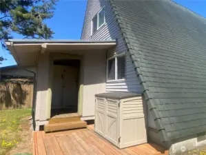 Enclosed back porch