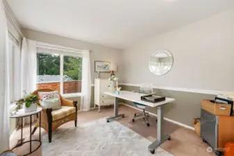 2nd Main level bedroom with corner windows