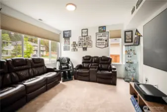 Media room/den off main entry