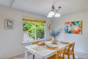 View of the Dining Room looking toward the front yard.