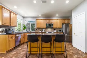 Large kitchen area