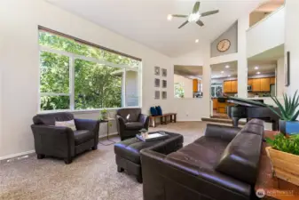 Super tall vaulted ceiling
