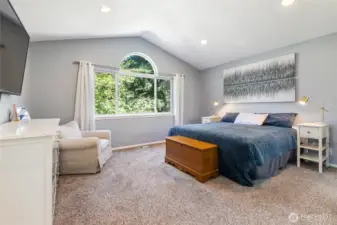 Huge primary suite upstairs