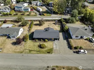 There's lots of extra parking, perfect for company or RV parking.