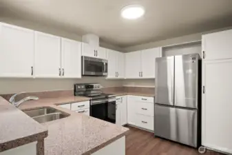 Stainless steel appliances & new paint