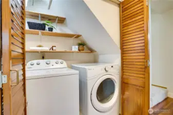 Laundry is on the main floor as well!