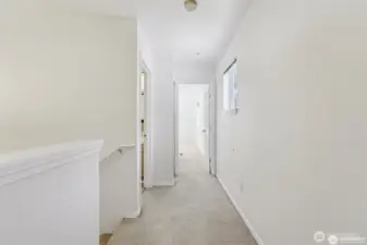 Up stairs - 2 bedrooms and 2 bathrooms - perfect shared space