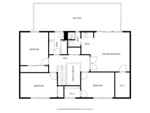 Second Floor, Floorplan.