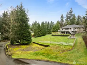 The outdoors are equally impressive, featuring a peaceful setting with room to breathe, garden space, and ability to park up to 20+ cars onsite for your gatherings.