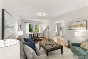 The largest one bedrooms in the building. Quiet, south facing unit.