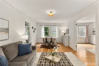 The largest one bedrooms in the building. Quiet, south facing unit.