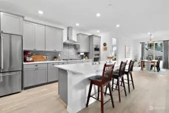You'll love this well designed kitchen that's open to the living and dining areas.