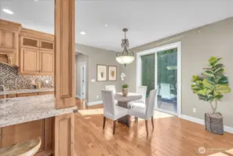 Kitchen with eating spcae
