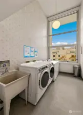 This 65-unit, classic mid-century building blends concrete and steel construction with modern conveniences. Enter with electronic fob and enjoy access to an elevator, gym, sauna, storage, and laundry. Pet-friendly and rental-friendly (after one year of ownership). Affordable parking is available across the street, and reasonable monthly dues are just $475, with no outstanding HOA assessments.