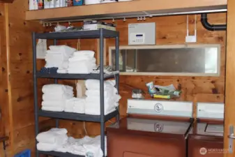 Utility room on main level