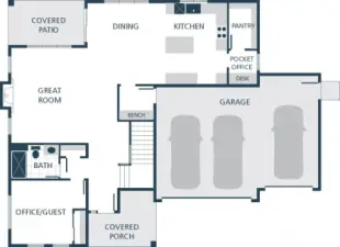 Photographs are for illustrative purposes only. Features, finishes, interior/exterior colors, landscaping and floorplan shown may vary from actual homes built.