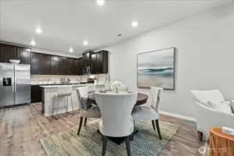 Dining Area + Kitchen